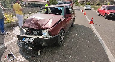 Tortum'da trafik kazası: 3 yaralı