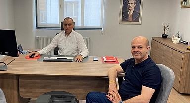 Ziraat Bankası Müdürü Mehmet Eldut'a Nezaket Ziyareti