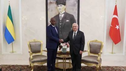 Gabon Cumhurbaşkanı Nguema Ankara’da