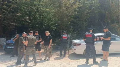 Gemlik’te ormanlarda dronlu denetim