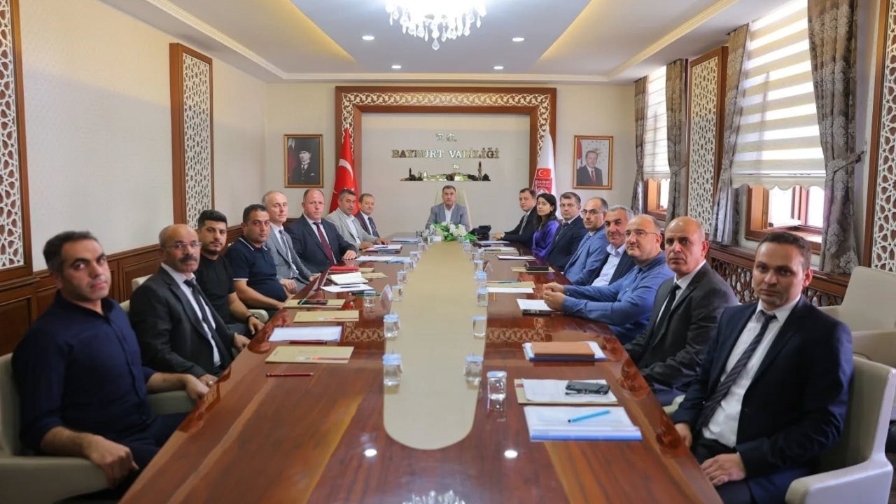 Bayburt’ta KÖYDES Temmuz ayı değerlendirme toplantısı yapıldı