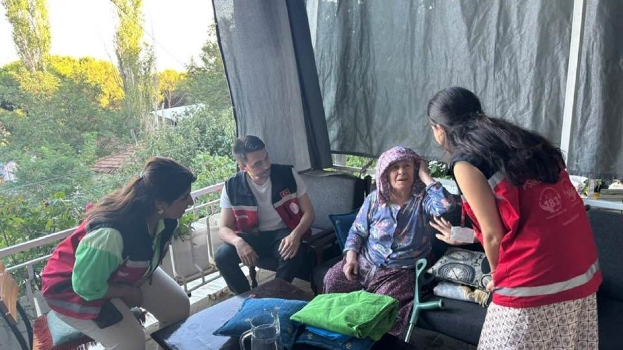 Aydın’da yangından etkilenen vatandaşlara destek