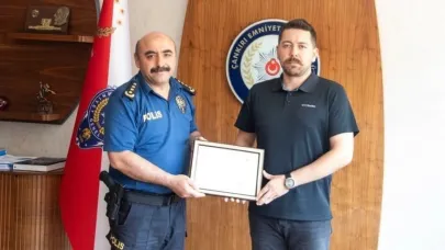 Çankırı Emniyet Müdürlüğü Asayiş Şube Müdürü Kudret Özçelik Antalya’ya atandı