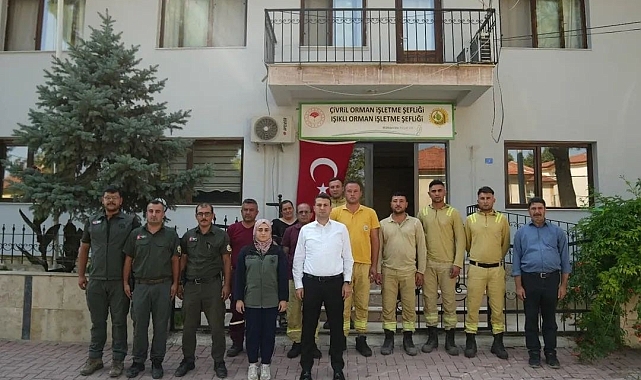 Çivril Kaymakamı Fatih Cıdıroğlu'ndan orman şefliklerine anlamlı ziyaret