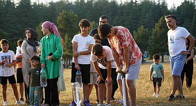 Gençler Başkonuş'ta gökyüzünü keşfe çıktı