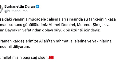İletişim Başkanı Duran'dan orman gönüllüleri için başsağlığı mesajı