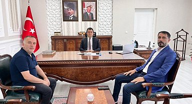 Patnos Gazeteciler Cemiyetinden Kaymakam Dertlioğlu'na Ziyaret