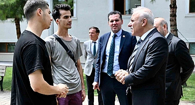 Vali Zorluoğlu, öğrenci yurtlarında incelemelerde bulundu