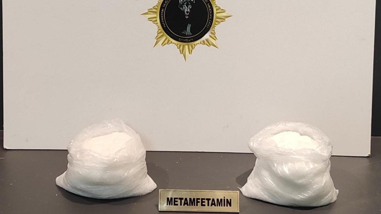 Samsun’da 2 kilo 117 gram metamfetamin ele geçirildi: 4 gözaltı
