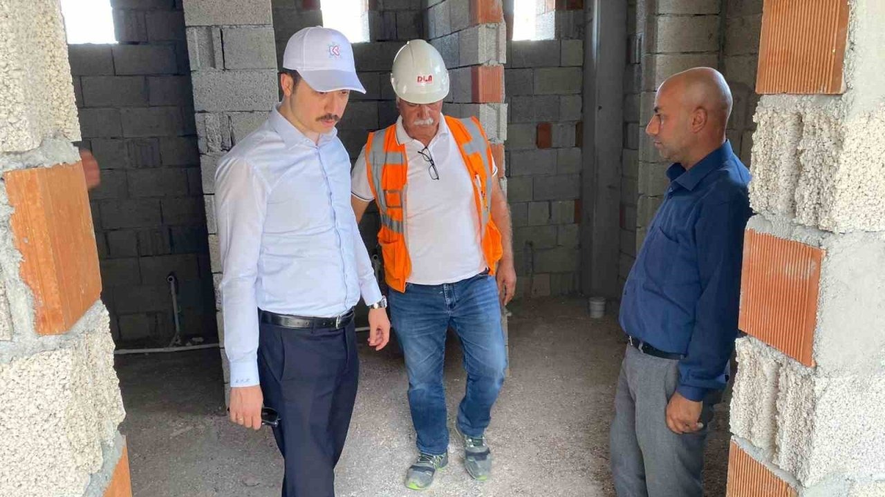 Digor’da Cami yapımı devam ediyor