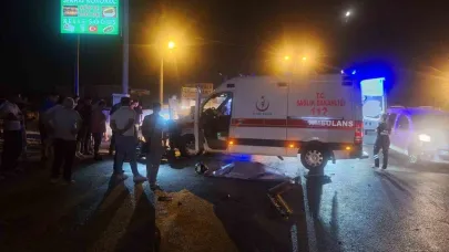 Otomobille çarpışan motosikletin genç sürücüsü hayatını kaybetti