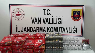 Van’da gümrük kaçağı malzemeler ele geçirildi