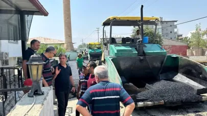 Genel Sekreter Çarman Asfalt Çalışmalarını Yerinde İnceledi