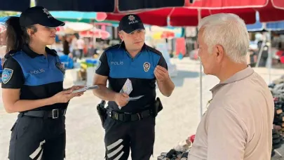Pazarda dolandırıcılık ve sahte para uyarısı