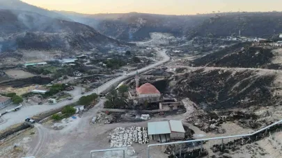 Çanakkale’de 4 köyün etkilendiği orman yangınını akli dengesi yerinde olmayan 2 kişinin çıkardığı belirlendi