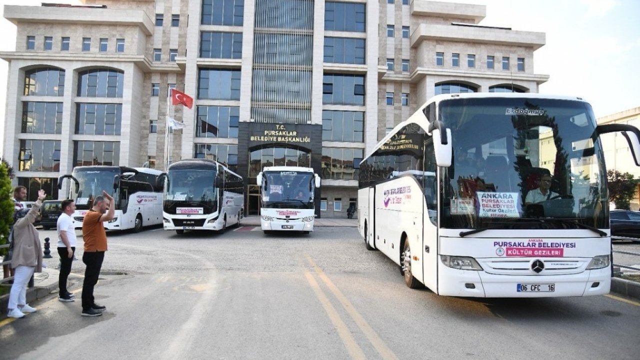 Pursaklar’ın kültür gezilerinde ilk kafile yola çıktı