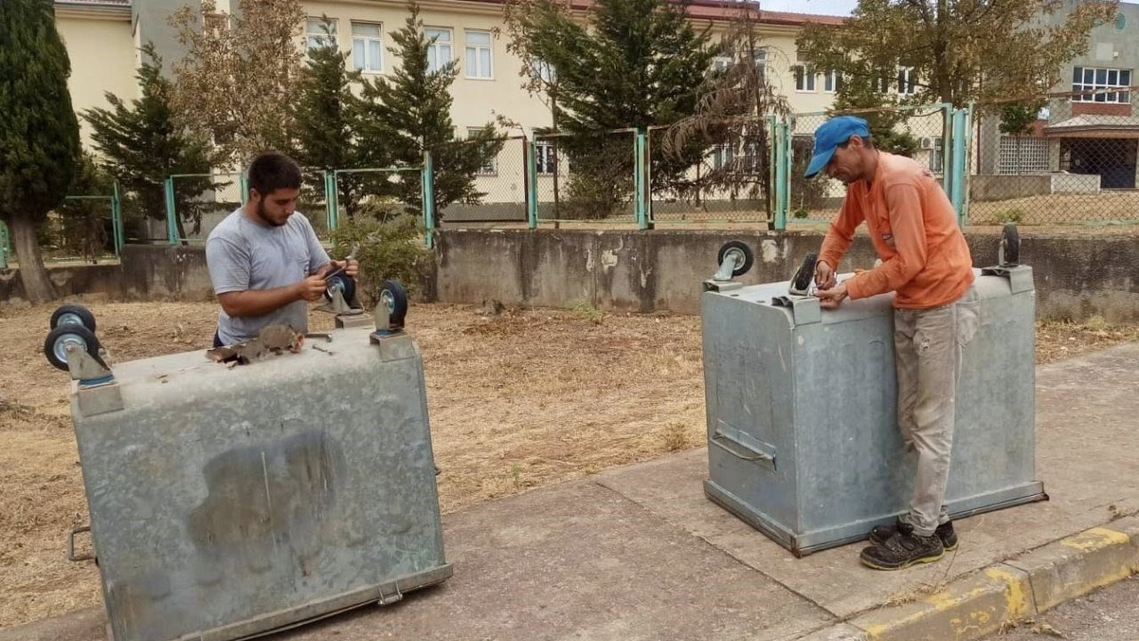 Çöp konteynırlarına yerinde müdahale