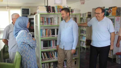 Türkeli’de bir vatandaş okuma sevgisiyle takdir topladı