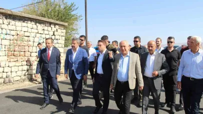Milletvekili Arslan Tatar, Cizre’de yapımı tamamlanan köy yollarını inceledi