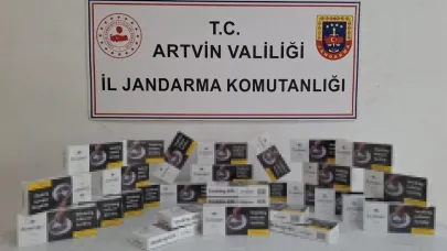 Artvin’de jandarmadan kaçakçılık operasyonu: 9 gözaltı