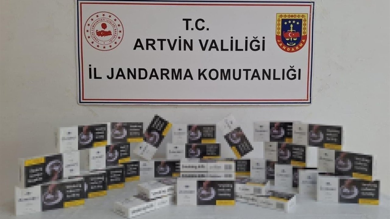 Artvin’de jandarmadan kaçakçılık operasyonu: 9 gözaltı