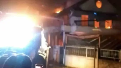 Mersin’de yayla evinde korkutan yangın