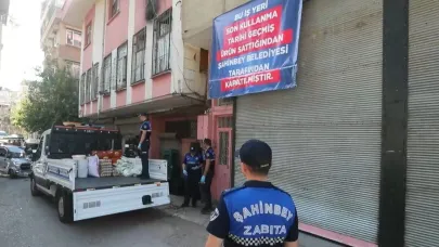 Zabıtaya saldıran esnaf tutuklandı, iş yerinde 418 kilogram tarihi geçmiş ürün tespit edildi