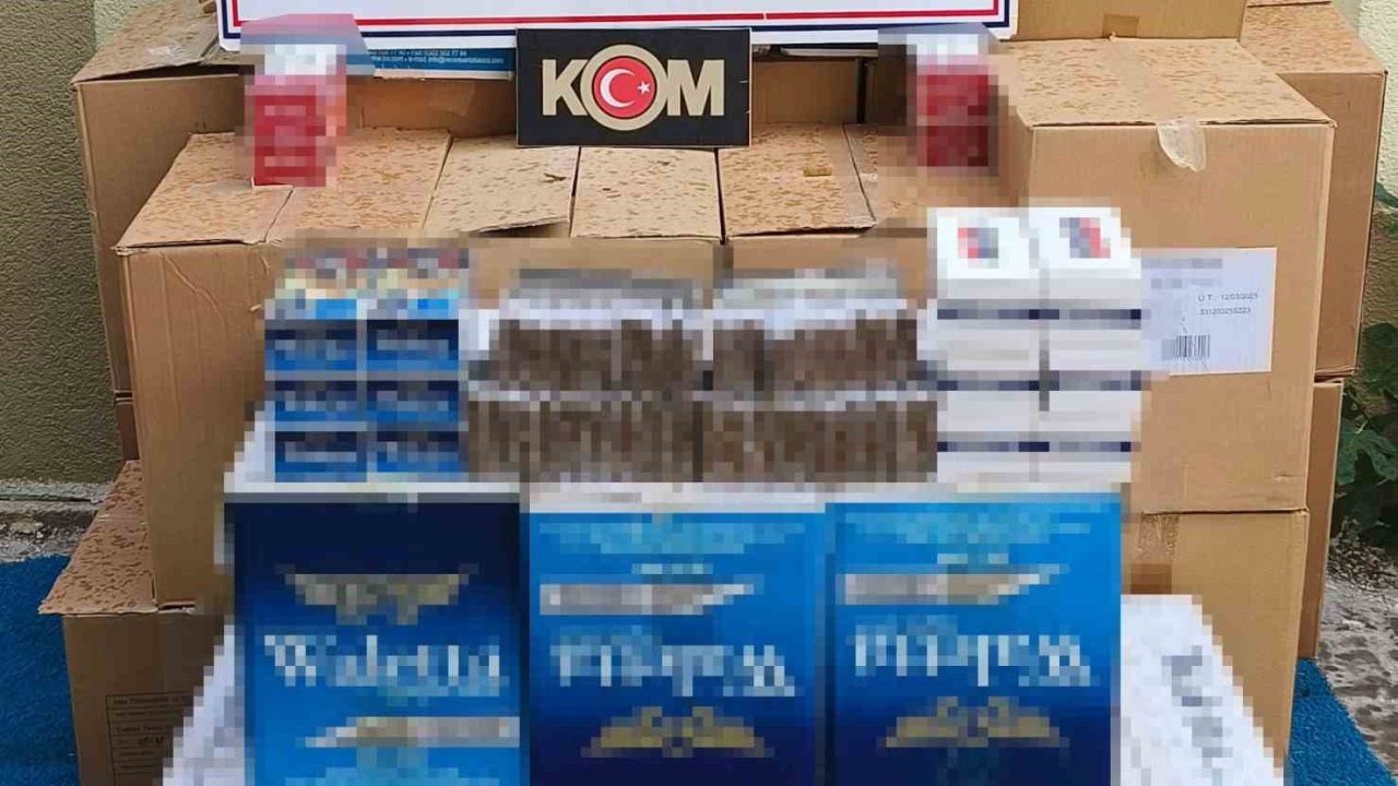 Tekirdağ’da kaçak makaron operasyonu: 2 gözaltı