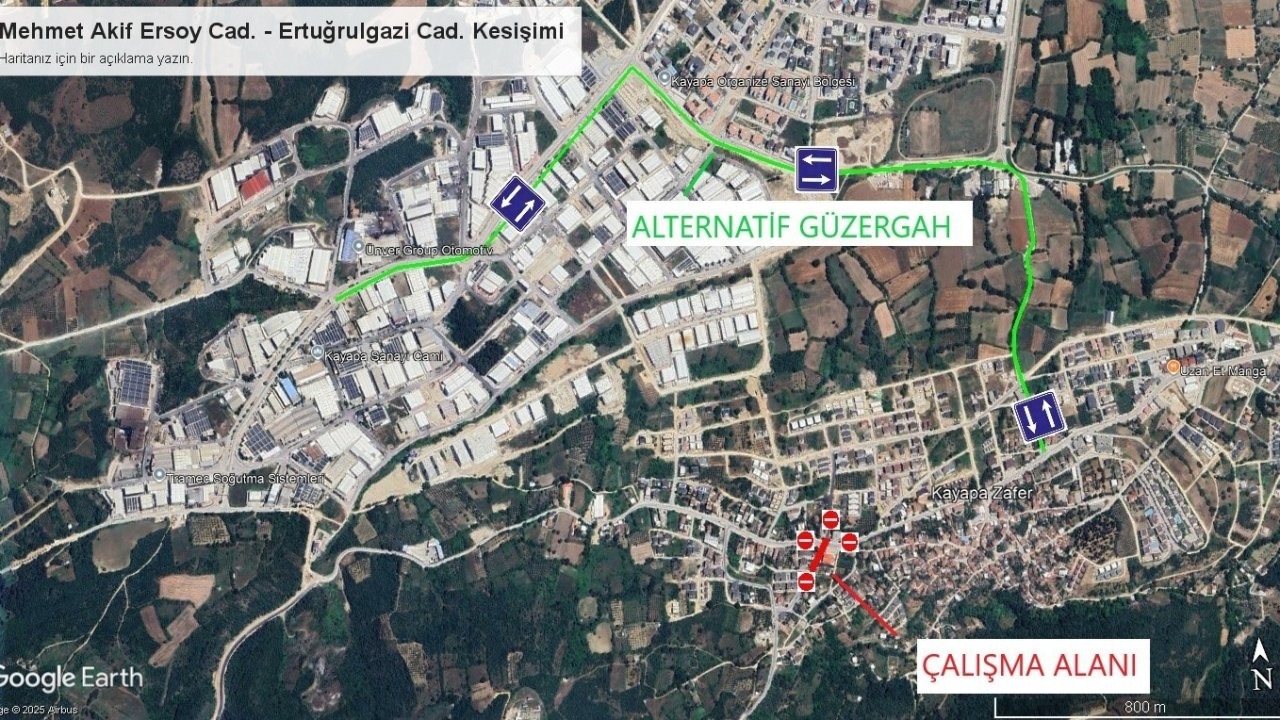 Bursa’da trafik düzenlemesi