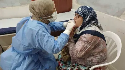 Kocagür’de diş taraması yapıldı