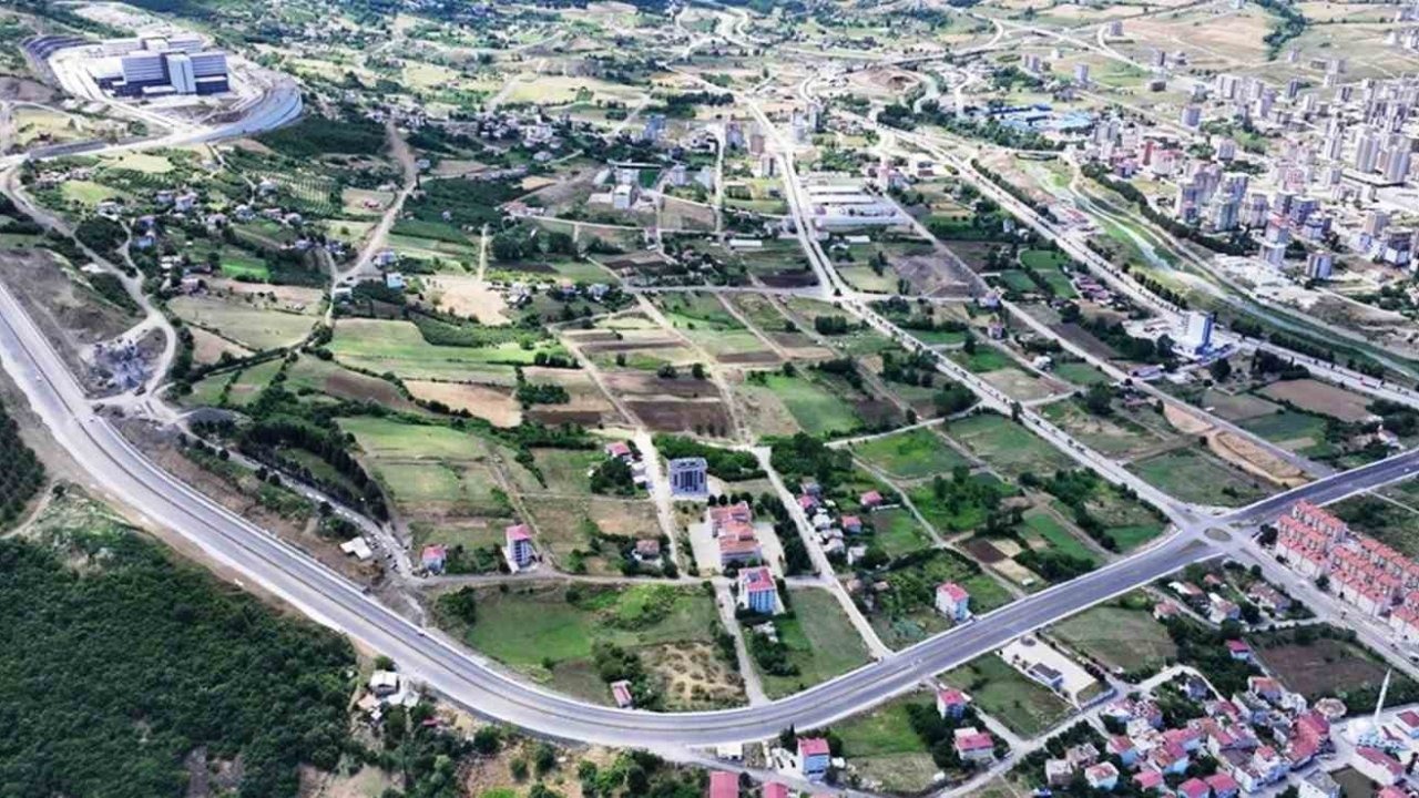 Samsun Şehir Hastanesi yolunda köprü ve kavşak çalışmaları sürüyor