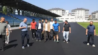 Kütahya’da spor altyapı çalışmaları sürüyor