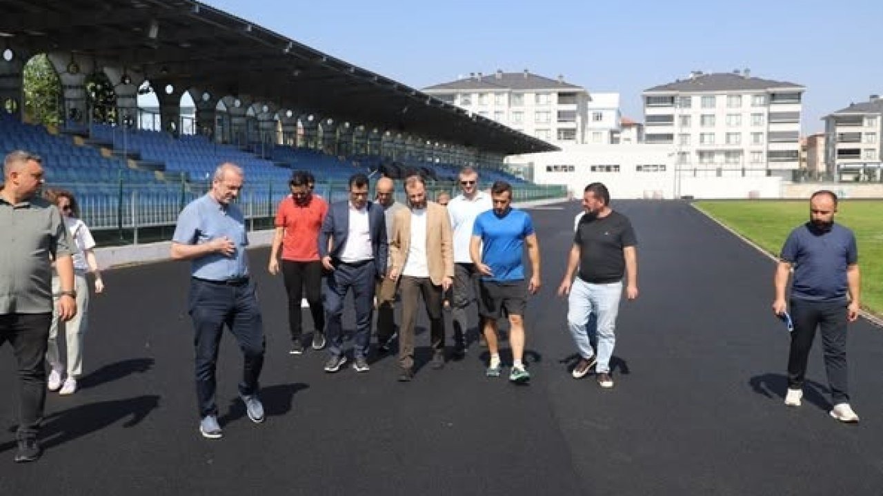 Kütahya’da spor altyapı çalışmaları sürüyor