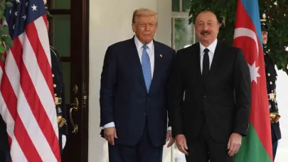 Azerbaycan Cumhurbaşkanı Aliyev, ABD Başkanı Trump ile görüştü