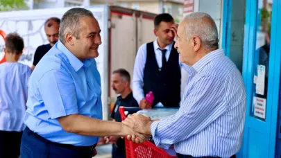 Keçiören Belediye Başkanı Özarslan Keçiören esnafının yanında