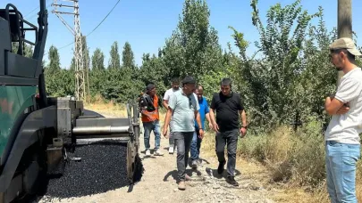 Hoşhaber’de Asfalt Çalışmaları Başladı
