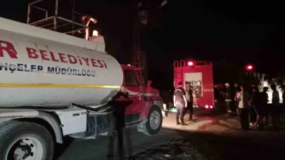 Kemer’de trafo yangını