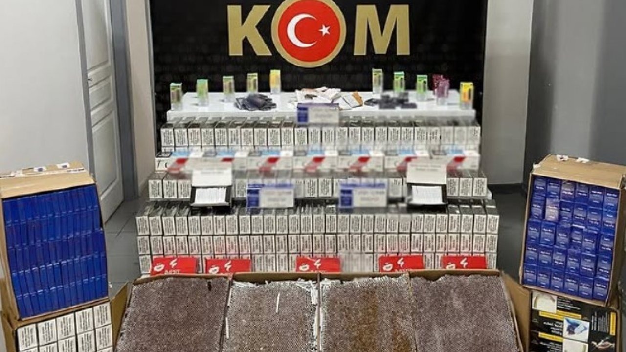 Isparta’da kaçak tütün operasyonu: 113 bin 900 dal makaron ele geçirildi