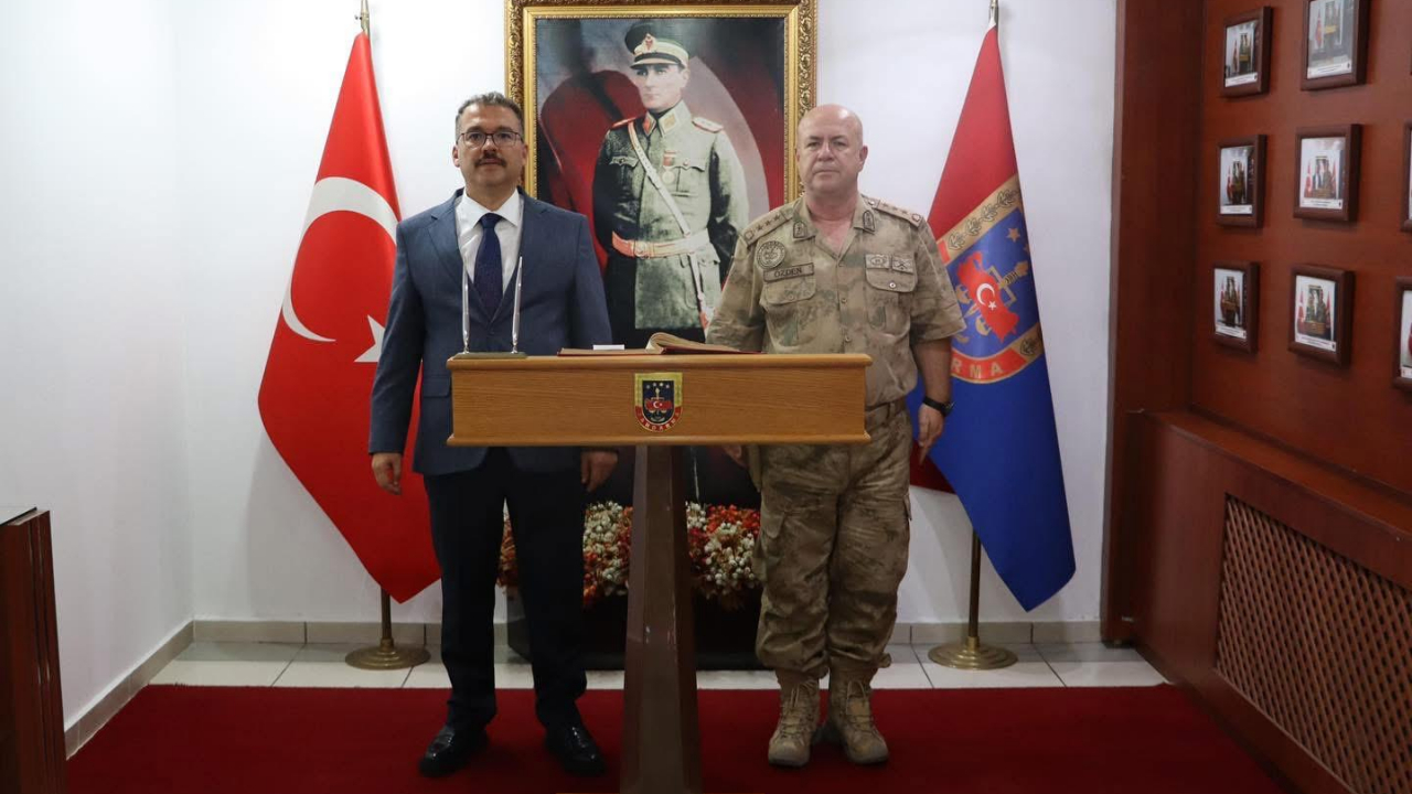 Vali Turan’dan İl Jandarma Komutanlığı’na Ziyaret