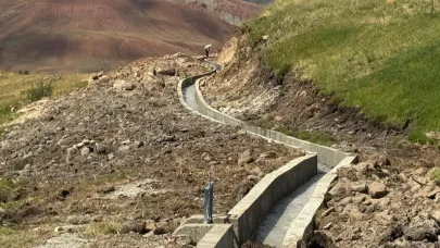 Iğdır’ın Dağ Köylerine DAP Desteğiyle Modern Sulama Kanalları