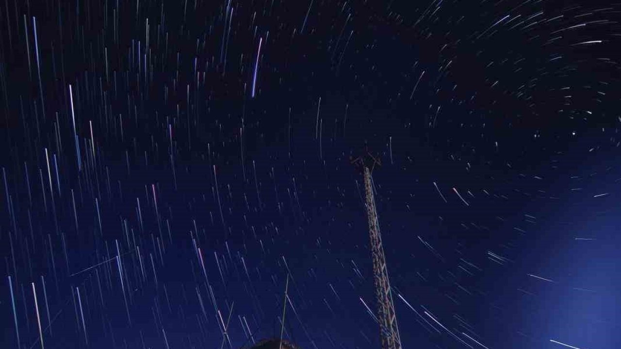 Karabük’te meteor yağmuru görsel şölen oluşturdu