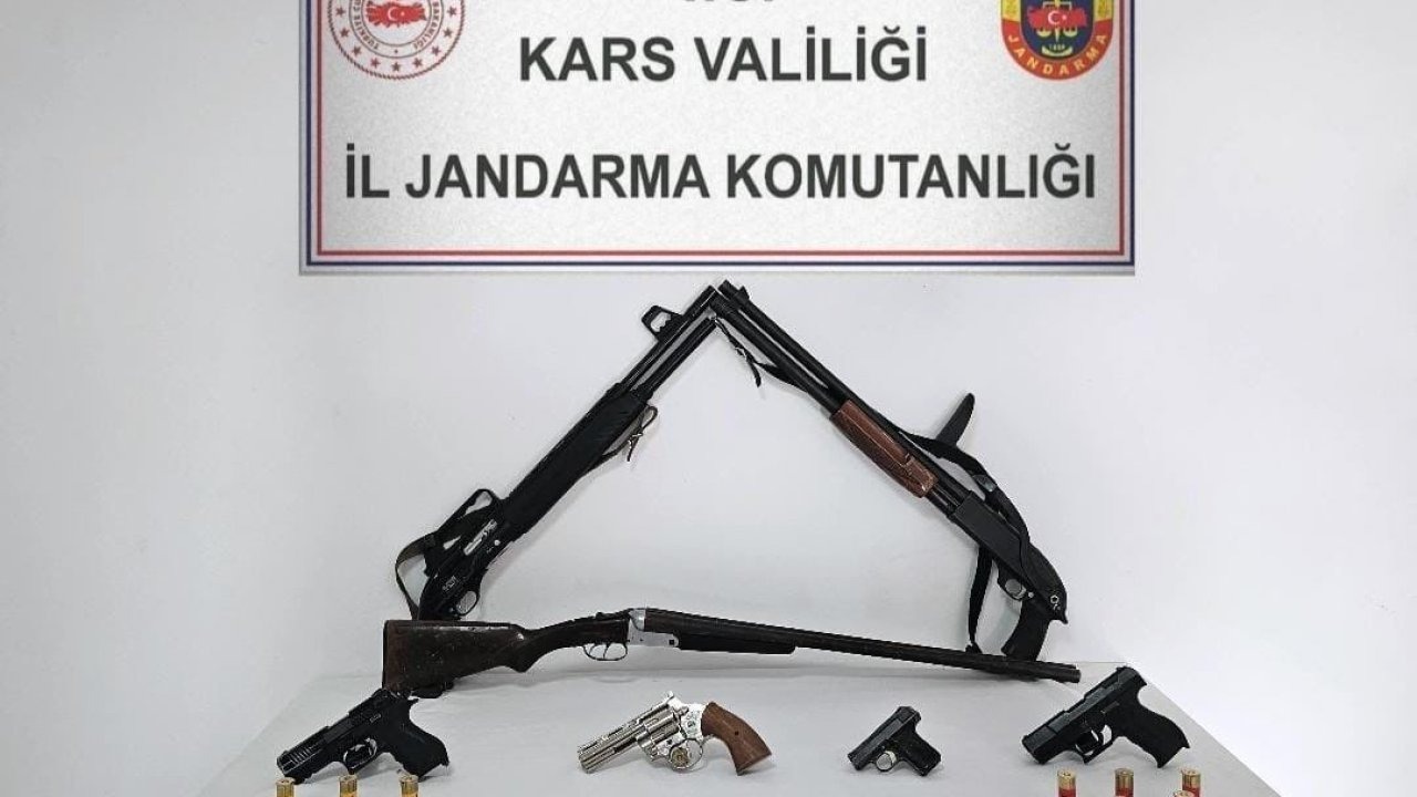 Kars’ta jandarmadan silah operasyonu