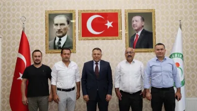 Veteriner Hekimlerden Rektör Gürel’e Ziyaret