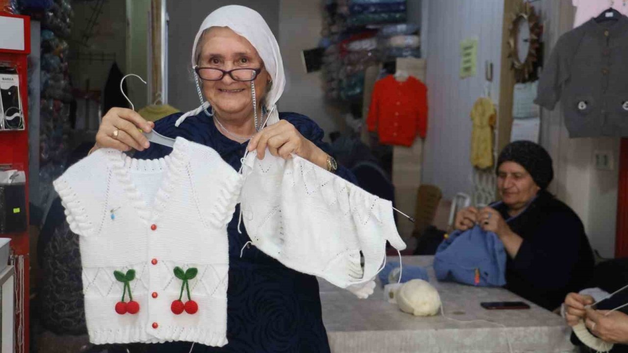 Tuhafiyeci el işi atölyesine dönüştü, kadınlar ev ekonomisine destek olmaya başladı