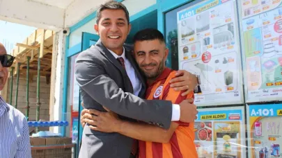 Hamur Kaymakamı Mahir, veda etti