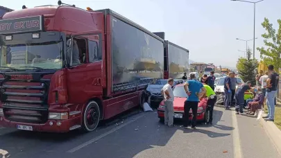 İnegöl’de trafik kazası sonucu 2 kişi yaralandı