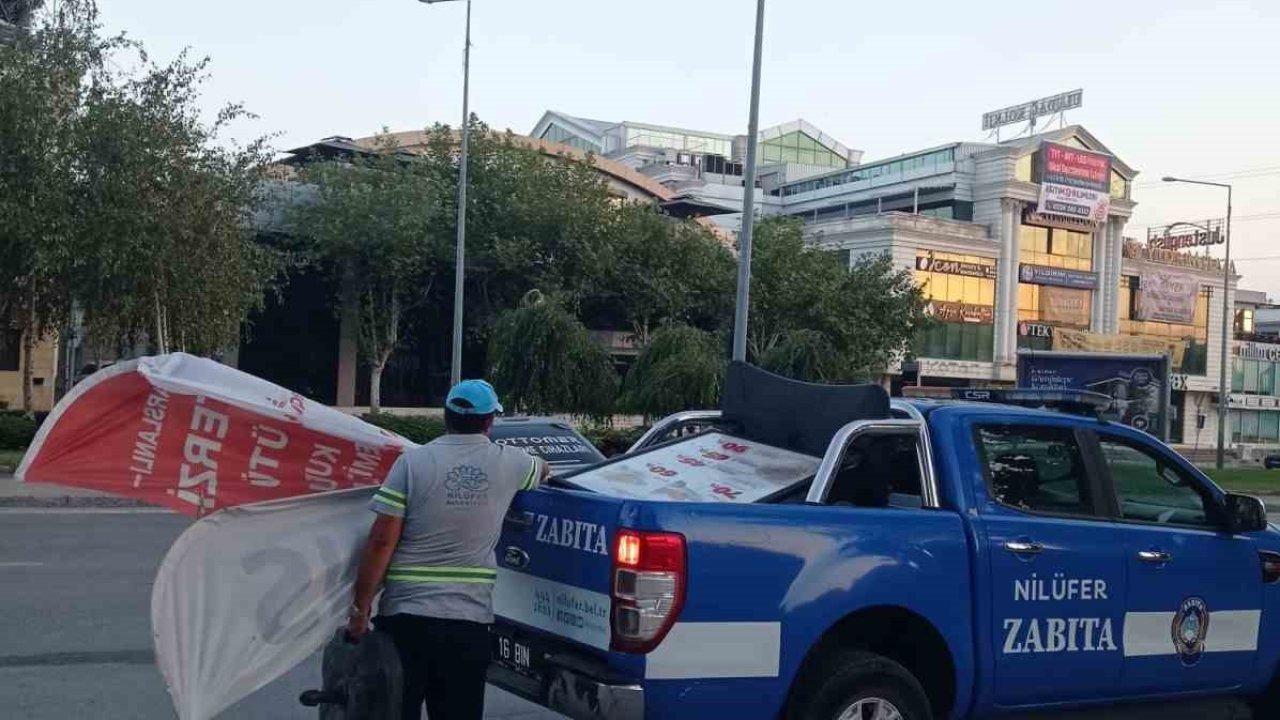 Nilüfer’de görsel kirliliğe geçit yok