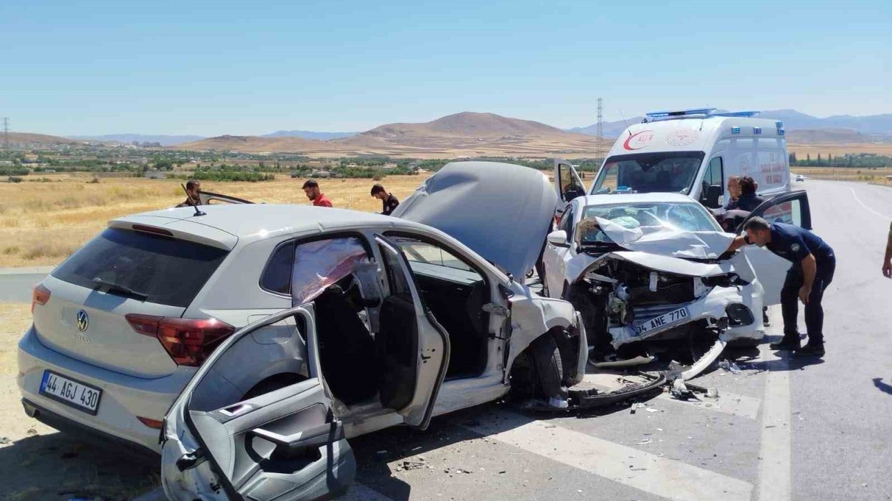 Elazığ’da trafik kazası: 7 yaralı