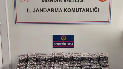 Manisa’da 19 bin 376 sentetik hap ele geçirildi