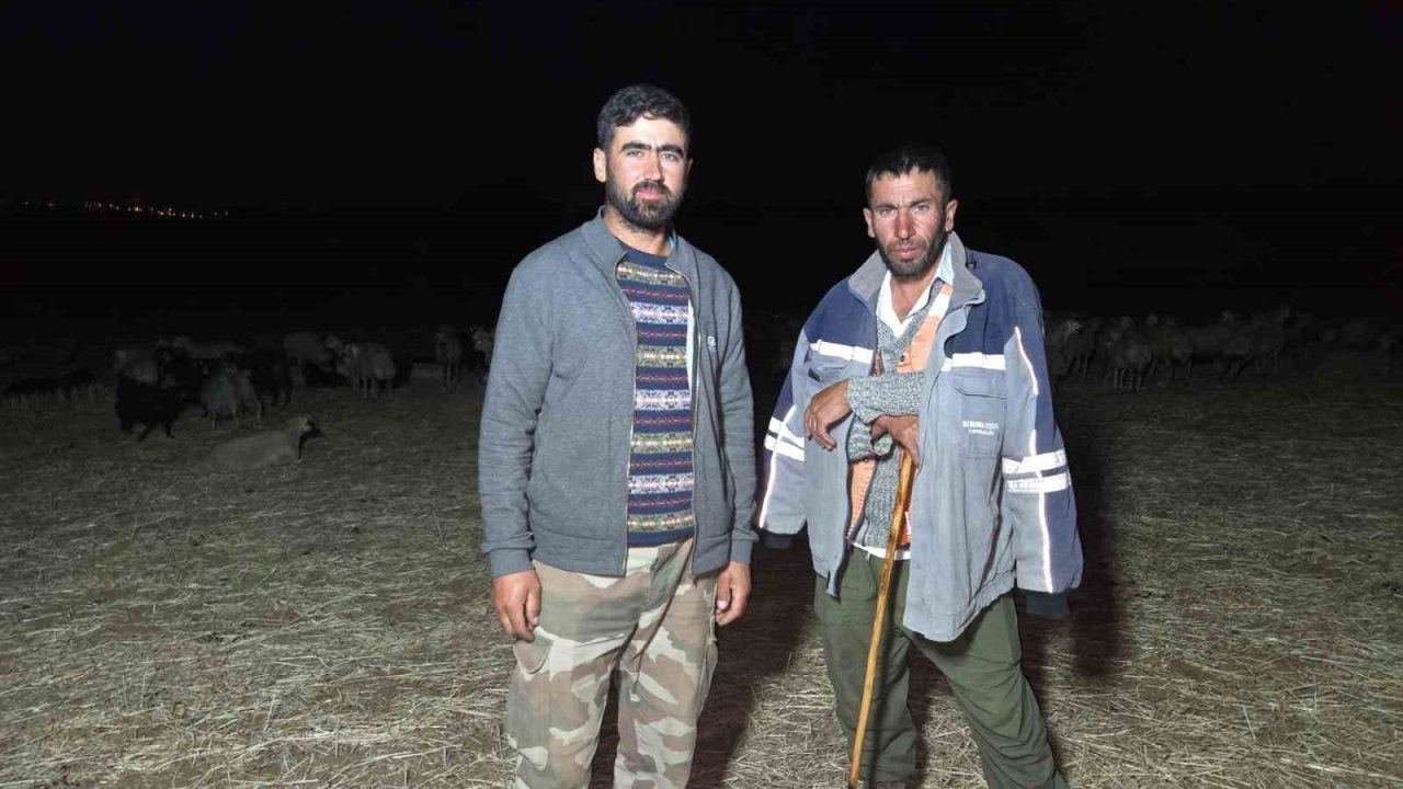 Çobanlardan kavurucu sıcaklara karşı çözüm yolu